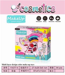 TWO LAYERS OF RAINBOW DIY MAKEUP - OBL897261