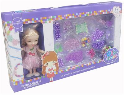 DIY BEADS WITH 6-INCH DOLL - OBL897332