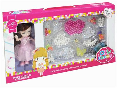 DIY BEADS WITH 6-INCH DOLL - OBL897333