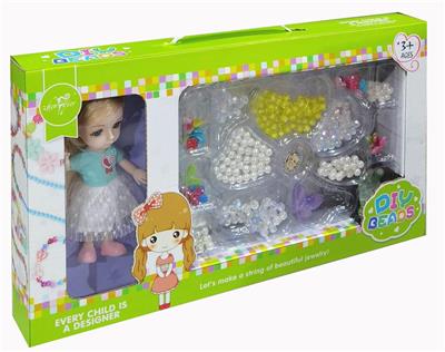DIY BEADS WITH 6-INCH DOLL - OBL897334