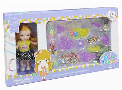 DIY BEADS WITH 6-INCH DOLL - OBL897338