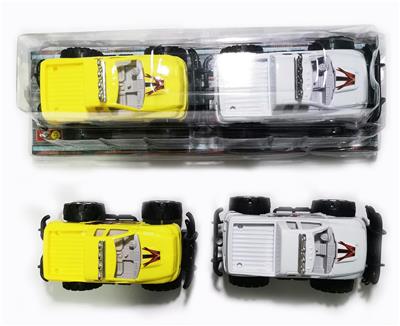 TWO SOLID COLOR INERTIA RACING CARS - OBL897509