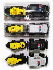 SOLID COLOR INERTIAL POLICE VEHICLE TOWING AND TAXIING ENGINEERING VEHICLE - OBL897513