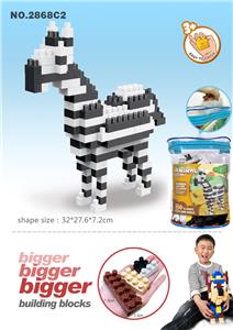 斑马大颗粒积木（132PCS） - OBL898381