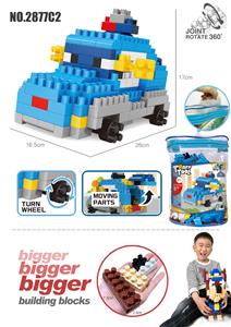 警察车大颗粒积木（174PCS） - OBL898389