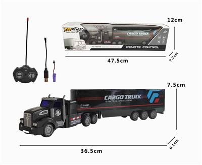 ALLOY FOUR-WAY REMOTE CONTROL CONTAINER TRUCK - OBL900100