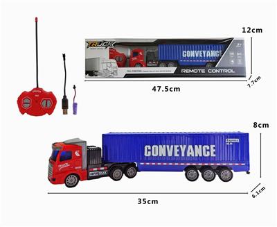FOUR-WAY REMOTE CONTROL CONTAINER TRUCK - OBL900104