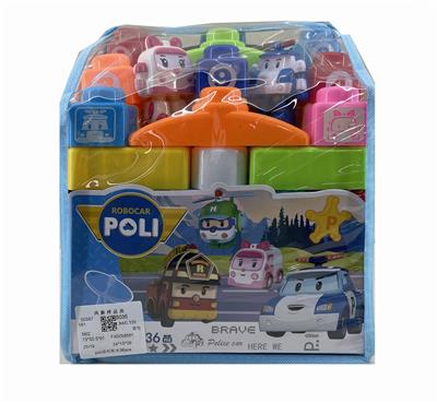 poli珀利积木36pcs - OBL900580