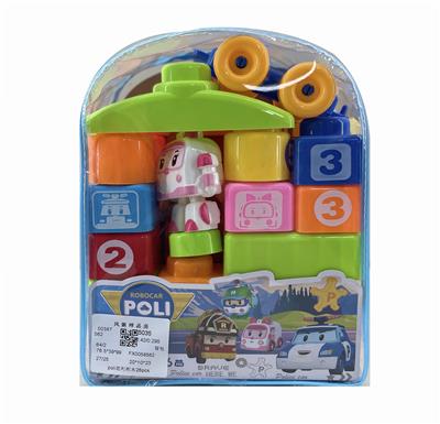 poli珀利积木26pcs - OBL900582