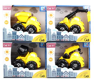 ABS RETURN FORCE CARTOON ENGINEERING VEHICLE - OBL901855