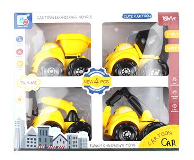 ABS RETURN FORCE CARTOON ENGINEERING VEHICLE - OBL901857