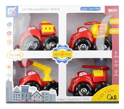 ABS RETURN CARTOON FIRE ENGINE - OBL901862