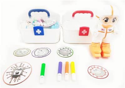 ELECTRIC MUSIC AND LIGHT MEDICAL STAFF EPIDEMIC PREVENTION MEDICAL BOX (2-COLOR MIXED PACKAGE) - OBL904888