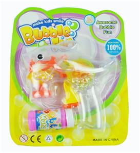 INERTIAL AUTOMATIC WATER ABSORBING DOLPHIN BUBBLE GUN (TRANSPARENT FLASH) - OBL905484