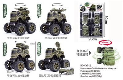 弹簧特技惯性
军事车
直立360°旋转 - OBL906200