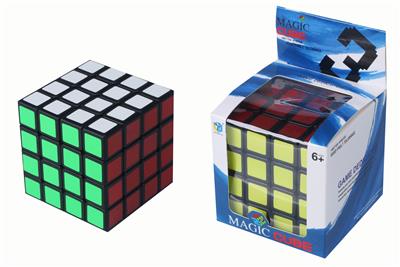 FOURTH ORDER BLACK BACKGROUND FLUORESCENT STICKER MAGIC CUBE - OBL906532