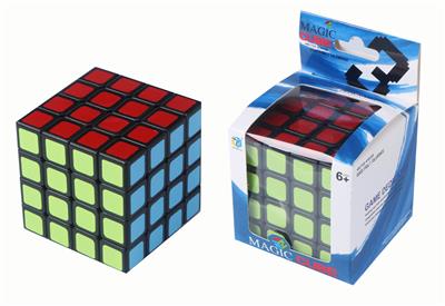 FOURTH-ORDER BLACK-BOTTOMED THERMAL TRANSFER RUBIKS CUBE - OBL906534