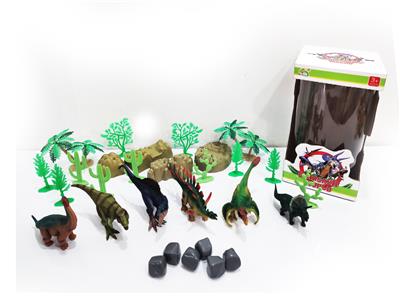 恐龙6只+24配件 - OBL907008