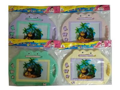 马卡龙色磁性卡通动物写字板 - OBL907919