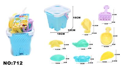 沙滩桶（10件套）散装 - OBL908000