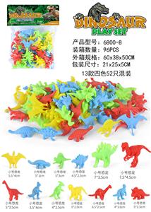 PVC恐龙12只套装 - OBL910412
