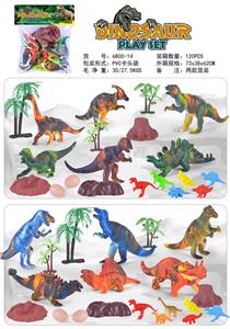 PVC恐龙套装两款混装 - OBL910416