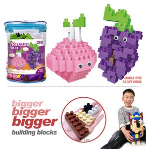 洋葱+葡萄大颗粒积木（163PCS） - OBL910449