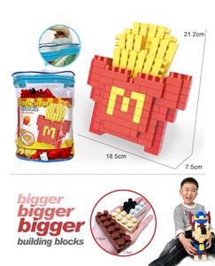 麦当劳薯条大颗粒积木（155PCS） - OBL910454