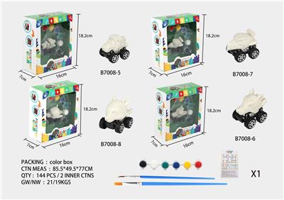 PAINTED ANIMAL CAR SERIES (WOLF) - OBL911894