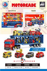 1 TRANSPORT VEHICLE AND 8 FIRE ENGINES - OBL911928