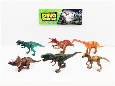 6只6寸彩绘恐龙 - OBL913920