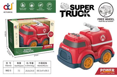 卡通滑行工程车
（消防车） - OBL914104