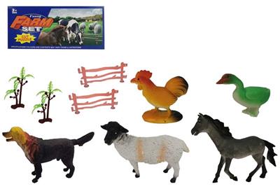 3-6寸PVC家禽动物套装9pcs
家禽动物5pcs,树2pcs,围栏2pcs - OBL918516