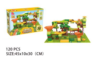 恐龙圆珠轨道积木 120PCS - OBL918933