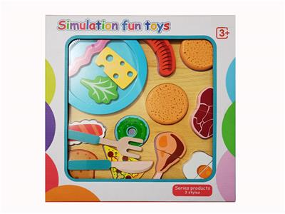 磁性水果切木制拼图 - OBL919540