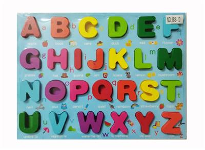 大小写字母木制拼图 - OBL919550
