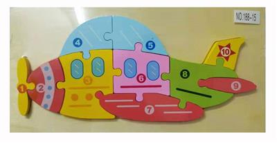 飞机木制拼图 - OBL919555