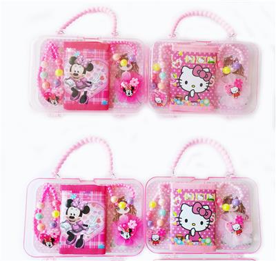 大手提盒饰品（项链+手链+发夹+钱包）米奇凯蒂 - OBL922288