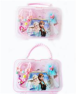 大手提盒饰品（项链+手链+发夹+钱包）冰雪公主 - OBL922292