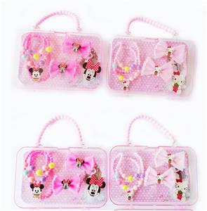 大手提盒饰品（项链+手链+发夹+大发夹）米奇凯蒂 - OBL922296