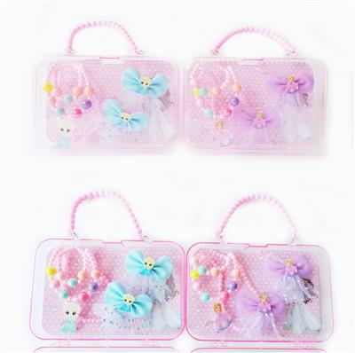 大手提盒饰品（项链+手链+发夹）迪士尼公主 - OBL922297