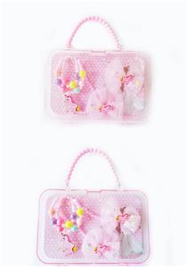 大手提盒饰品（项链+手链+发夹）独角兽 - OBL922298