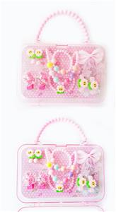 大手提盒饰品（项链+手链+发夹+耳坠） - OBL922322