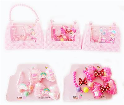 手提包饰品套装 （手链+发夹+戒指） - OBL922511