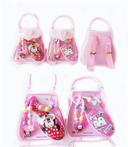 小手提背包饰品（项链+手链+按摩梳）米奇HELLOKITTY - OBL922527