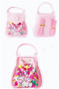 小手提背包饰品（项链+手链+钱包）独角兽 - OBL922541