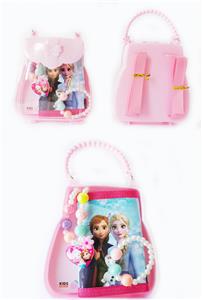 小手提背包饰品（项链+手链+钱包）冰雪公主 - OBL922548