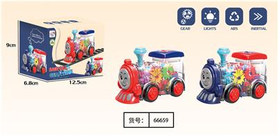 灯光惯性齿轮火车（包电） - OBL922558