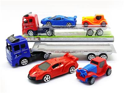 惯性双层拖头车载回力跑车回力老爷车 - OBL926549