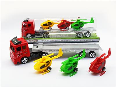 惯性拖头车载回力直升机 - OBL926550